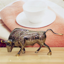 Pakistan handicrafts imported bronze bronze sculpture animal 22 inch jazz bullfight domineering bull BT450
