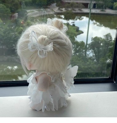 taobao agent Doll, fairy cotton clothing, 20cm, white clothing
