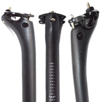 Full carbon fiber mountain road bike 3K seat tube sitting pole rear floating sitting pipe 25 4 27 2 31 6mm