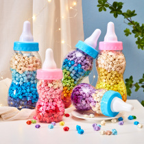 Creative Lucky Star Bottle Plastic Wishing Bottle Floating Bottle Luminous Empty Bottle Five-pointed Star Origami New Year Birthday Gift