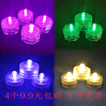 DIY warm white light led electronic waterproof candle light fish tank grass cylinder light landscaping decoration LED lighting lamp bird light