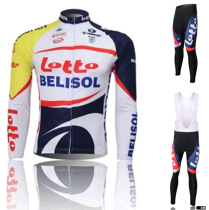 Spring and Autumn bike clothes LOTTO LOTTO LOTTO perspiration bike suit long sleeve men Tour de France cycling wears trousers