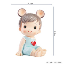 Genuine cake decoration hem Prince Allen Prince Philharmoniker Princess baking dessert Birthday Devil Angel Toy toy