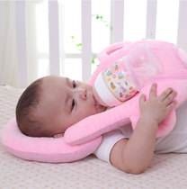 Lazy feeding artifact infant breastfeeding anti-overflow feeding pillow newborn baby shaped pillow anti-spit milk pillow
