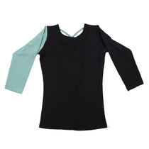 Figure skating children ice skating suit training suit Russian icediva color pattern tight 7-top sleeve top