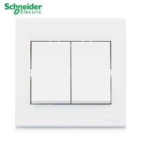 Schneider switch panel socket Ruyi series switch socket double Open dual control two open dual control switch