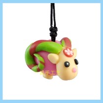 Jinzhou manufacturers supply zodiac sheep soft pottery pendant pure handmade mobile phone chain large pendant Liaoning supply