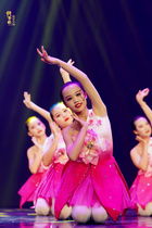 Yulan Incense Children Lotus Flower Performance Clothing Set Up Lotus Leaf Ballet to serve the national opening dance partner dance stage dress