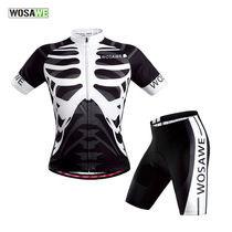 Wosawe Mountain Bicycling Costumes Outdoor Running Short Sleeve Short Sleeve Short Short Short Kit