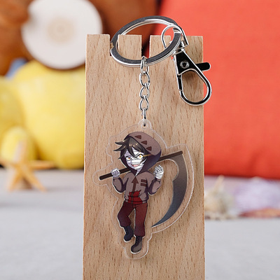 taobao agent Anime Peripheral Killing Angel Acrylic Keychain Rachel Aizak Transparent Pendant