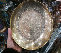 India imported national characteristics large-scale craft copper copper plate all handmade special new products
