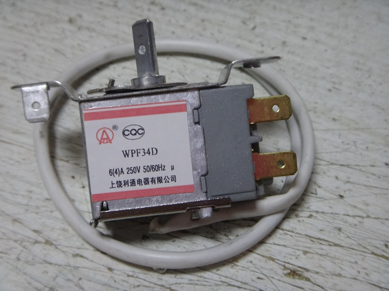 Refrigerator WPF34D thermostat two-side installation of two-pin freezer temperature control probe 45cm-3 m
