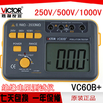  VC60B Insulation resistance tester Digital Megohm meter 250V 500V 1000V insulation resistance meter