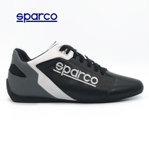Full leather SPARCO racing driving spring and summer casual lovers Cardin car single shoes mens and womens four seasons shoes tide