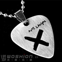 Watson instrument PICKLACE titanium steel metal guitar plsheet necklace Eveer Under my skin