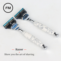 German imported Baiyun stone manual razor belt bracket old-fashioned razor razor shaving