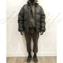 HIGHLIFE2021 winter new down jacket men's duck suit women's warm thick national tide couples thick leisure black