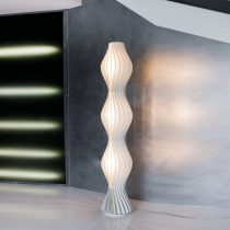 Starlight Jade modern simple acrylic light and shadow art floor lamp Nordic White Grass skirt living room bedroom exhibition hall lamp