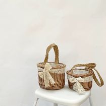 Flower basket rattan portable childrens bag basket small woven basket basket flower pot
