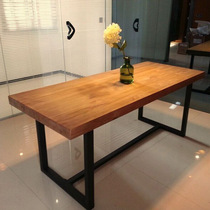 Nordic Solid Wood Conference Table Simple Desk Workbench Rectangular Negotiation Table Computer Table Long Training Table