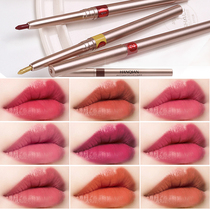 Lip pen lip pencil female hook line beginners do not stick Cup lipstick waterproof long-lasting not decolorizing automatic