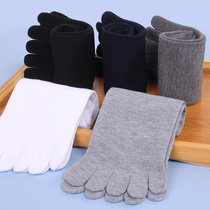 Five finger socks mens middle tube toe socks sports sweat-absorbing breathable toe socks with toes toe finger socks