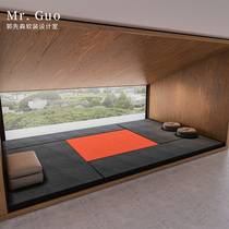 Guos light extravagant collapsed rice mat custom small room bedroom tatami stepping rice bed Coconut Palm double-sided removable wash