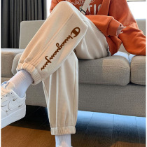 Zhuo Champion official website Flagship Store Officer Spring Summer Thin men and women sports Leisure bunches Pants Kharentide Card Pants