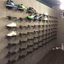 Commodity window fashion container shoe holder folding wall display display shoe rack shopping mall sample room saving Space Decoration