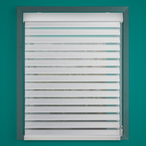 Ouxuan sunshade curtain bathroom toilet roller curtain non-perforated installation office lifting waterproof Shangri-La curtain