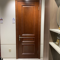 Mengtian wooden door all wood water lacquer wooden door whole wood material stability has good log texture 8A 21