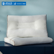 Mousse antibacterial couple pillow groove fit design comfortable neck protection excellent air permeability not easy to breed