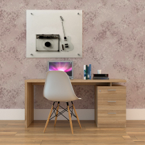 Flying Beauty-Custom Imported Love Grid D04-1670R desk native oak 60 Flower Color Modern Minimalist Style