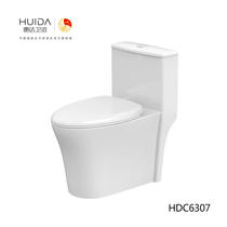 Huida sanitary Ware toilet HDC6307 toilet ultra-thin cover design siphon silent toilet water-saving household