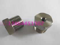 Stainless steel fusible plug factory direct special NPT1 4 3 8 1 2 3 4 Custom fusible plug corrosion resistance