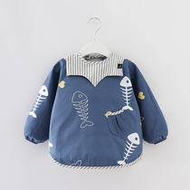 Baby eating bib baby rice bag waterproof childrens coat boy anti-Dirty Apron girl food bag anti-dressing