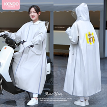 Long Rain Clothes All-Self-Personal Single-Body Womens Torry Rainforestation Adult Electric Cycling Special Raincloth