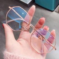 Blue-ray radiation glasses female anti-fatigue computer myopia glasses frame eyeglasses flat glasses