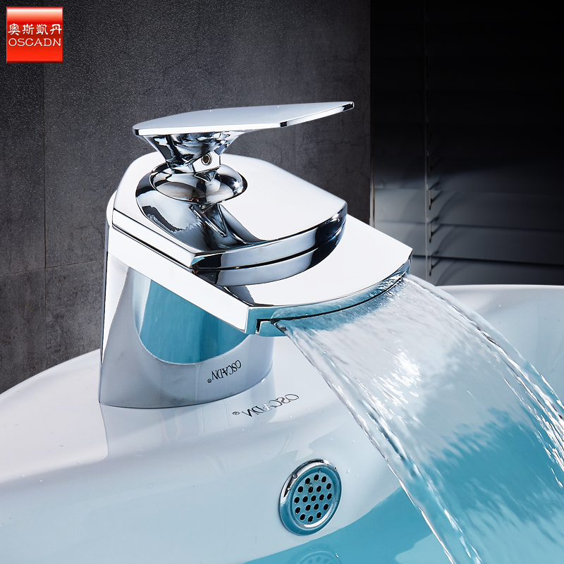 [42.16] Copper cold and hot basin faucet singlehole toilet washbasin