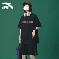 Anpedal Sports Suit Woman Short Sleeve Shorts 2022 Summer new loose Breathable Trend Comfort and Leisure Two sets