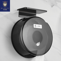 Wall-mounted free punching large roll paper towels box Public toilet toilet Hotel pumping paper toilet paper toilet paper shelf