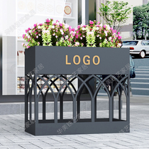 Commercial Street Combo Iron Art Flower Groove Flower Case Flowerpots Partition decoration Villa Flowers Altar Square Sales of the Outdoor Green Plant