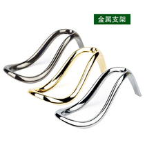  Pipe holder Metal personality creative high heels Stainless steel pipe holder cigarette holder One pipe bracket Cigarette accessories