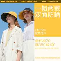 Banana down Homogeneous Duck Tongue Cap Bifacial Trendy Sun Hat Womens anti-UV sunscreen Hood Baseball Cap Oversized