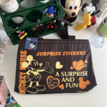 Take a walk with you Foreign trade @Disney original single Mickey lunch bag thermal insulation retro portable picnic beam mouth storage