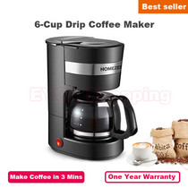 650mL Drip Coffee Maker Brewer Machine Americano Cafe 6-Cup