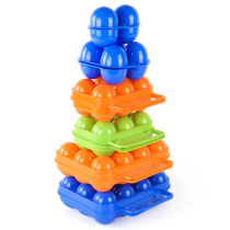 12 grid egg box safety plastic box shockproof with handle practical outdoor picnic 6 Grid 2 Grid 4 grid egg box