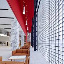 Cloud hollow glass brick partition wall transparent square houseBathroom Bathroom Restaurant porch crystal brick