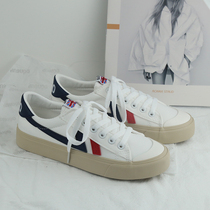 MISS home canvas shoes design sense niche ulzzang Joker cloth shoes female 2021 New Spring Summer Student Board Shoes