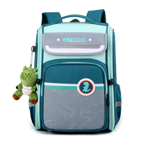 Three to six grade school bag elementary school students minus negative nursing spine male and female children with chest buckle integrated full open space bag